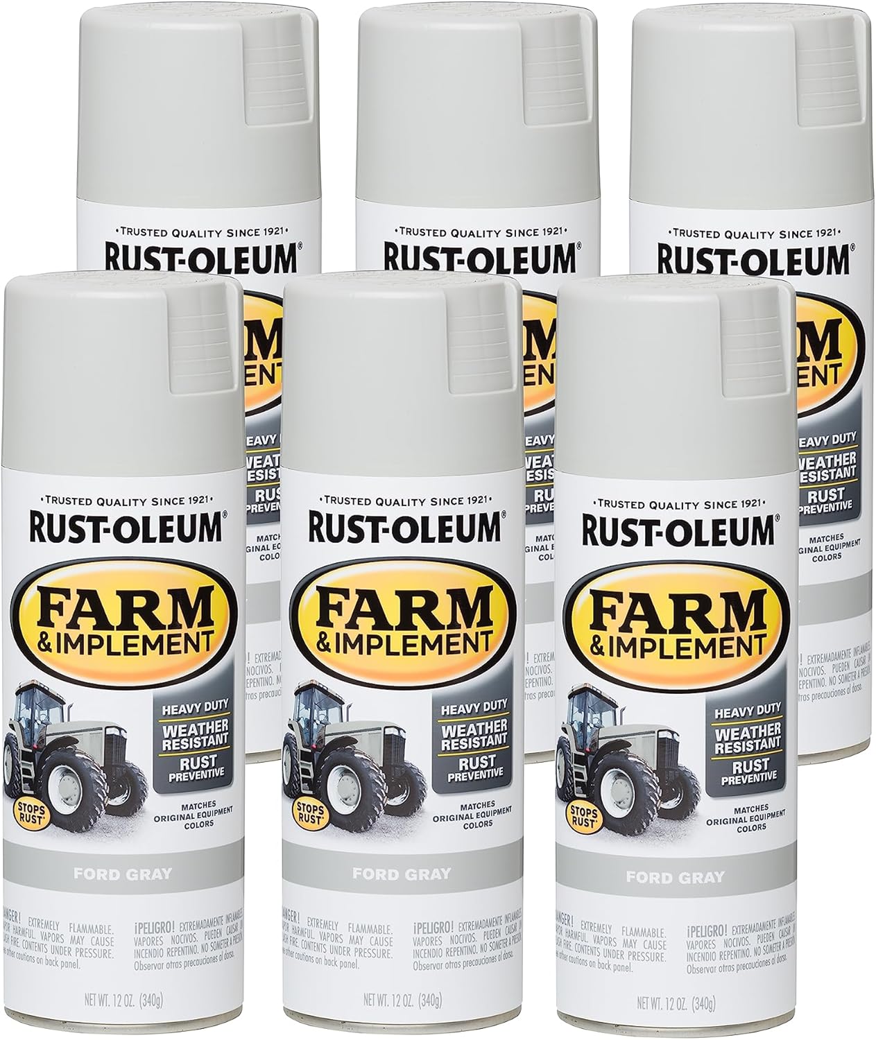 Rust-Oleum Farm & Implement Spray Paint for Durable Protection