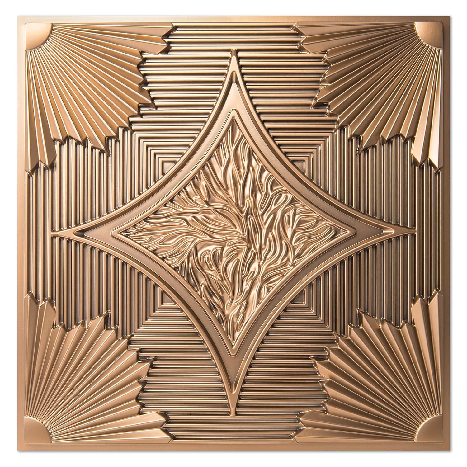 Art3d Drop Ceiling Tiles 24x24 in Bronze for Stylish Decor