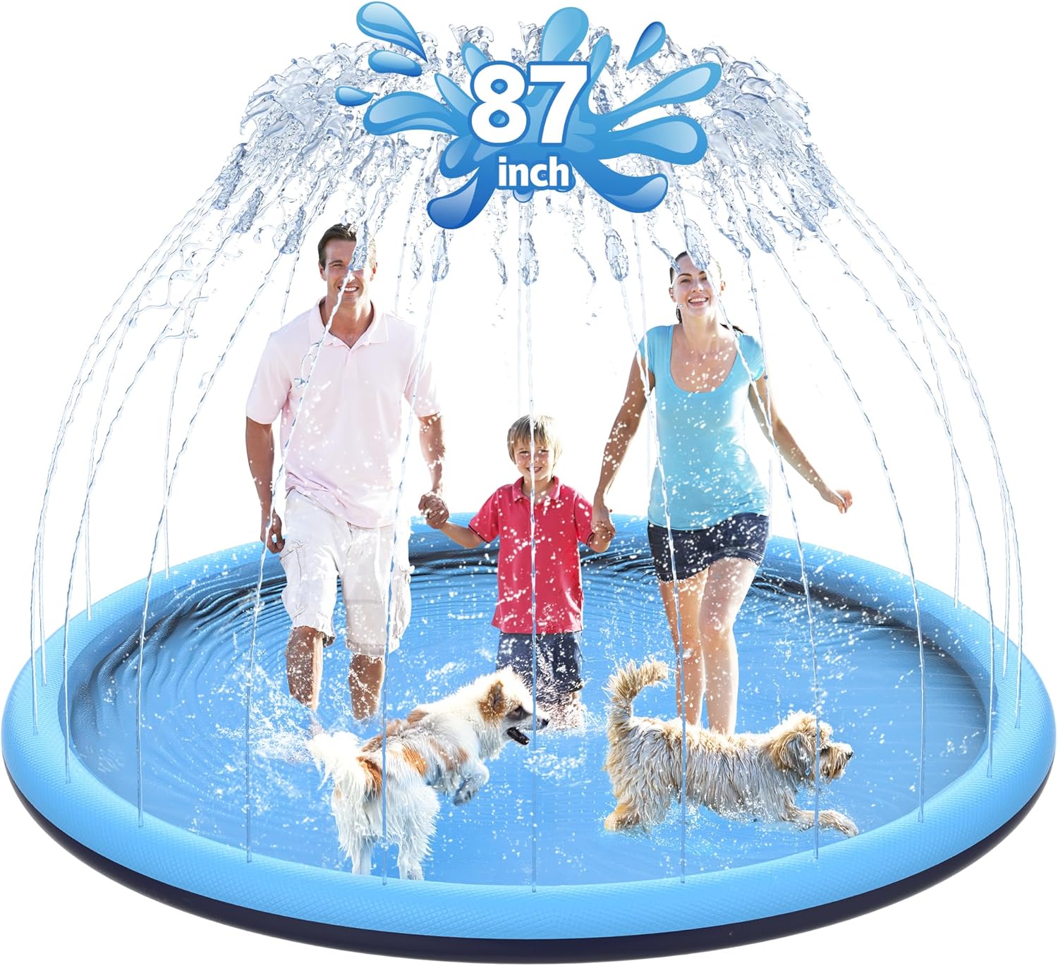 87 Non-Slip Splash Pad for Kids and Dogs - Summer Fun Toy