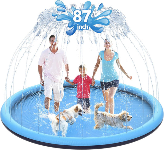 87 Non-Slip Splash Pad for Kids and Dogs - Summer Fun Toy