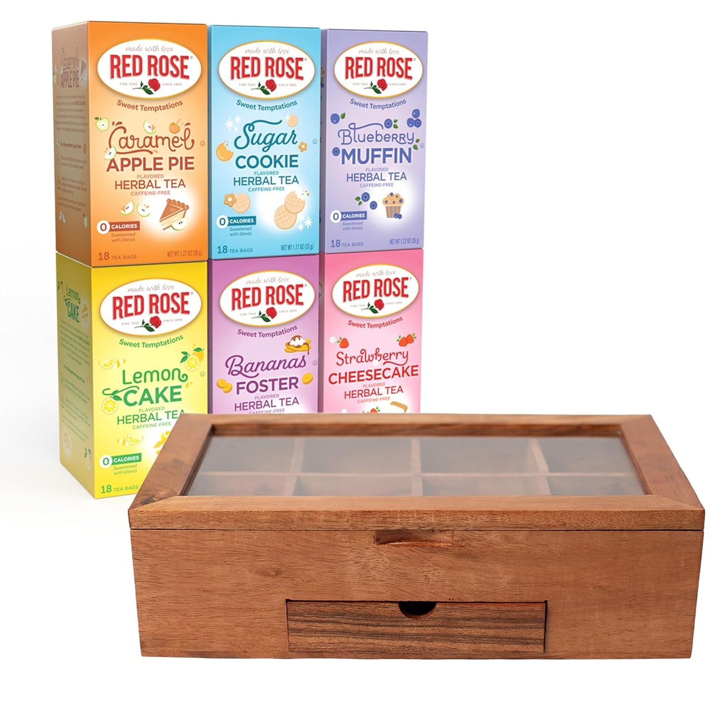 Red Rose Sweet Temptations Dessert Tea Variety Pack Gift Set