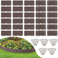 Weaving Flower Bed Garden Edging Borders 30-Pack (30 ft) - No Dig