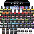 Airbrush Paint 44 Colors with 4 Thinners - Starter Airbrush Kit