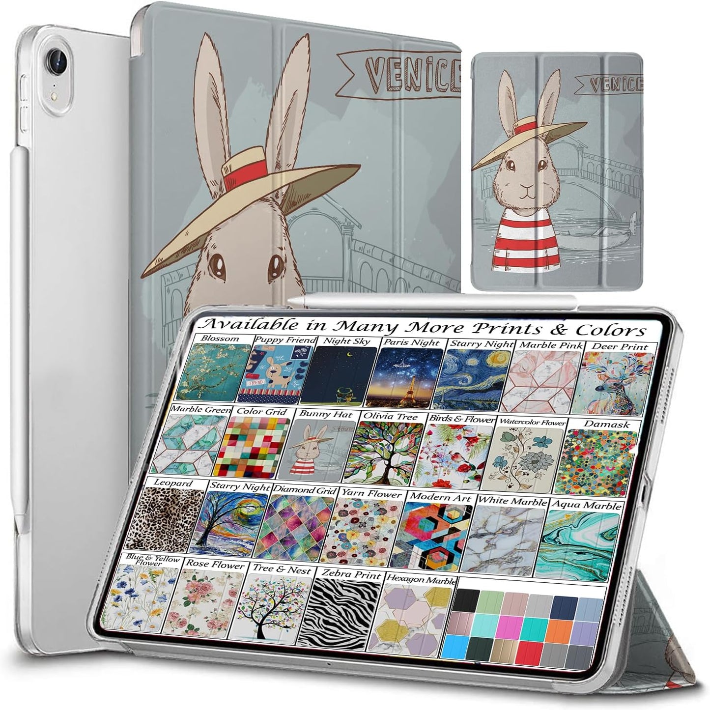 DuraSafe Cases for iPad Mini 6 8.3 Inch - Bunny Hat Design
