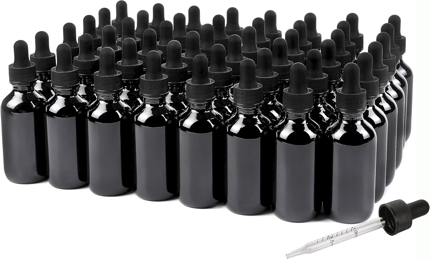 2oz Glass Dropper Bottle with Precise Scales for Easy Travel