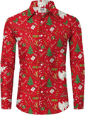 Arvilhill Men's Christmas Shirts for Festive Cheer and Style