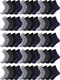 Tarpop 100 Pairs Bulk Mens Socks Moisture Wicking Ankle Socks - Great