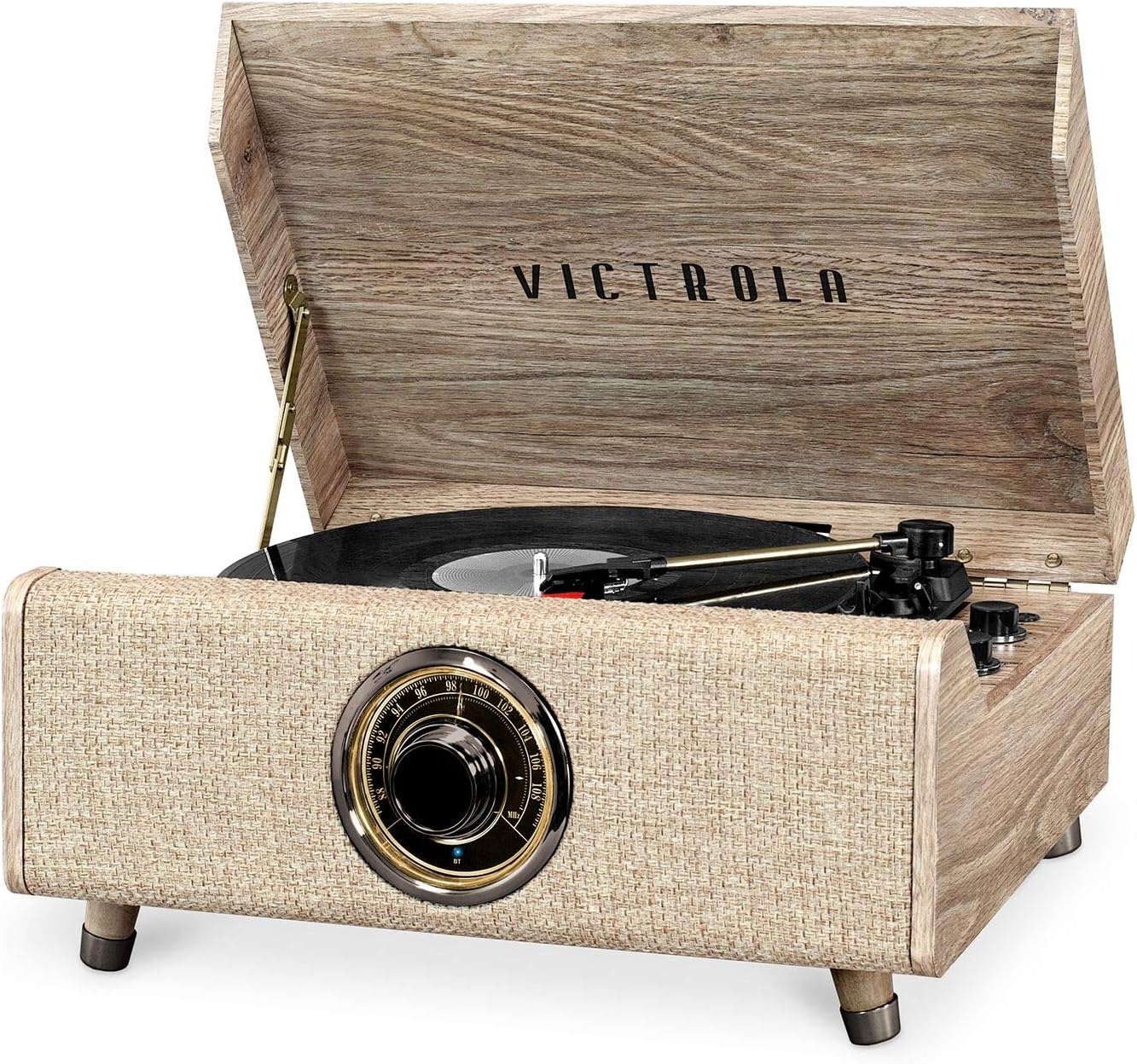 Victrola Highland 4-in-1 Bluetooth Record Player for Music Lovers