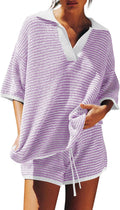 Tankaneo Women's Sweater Set for Stylish Weekend Comfort