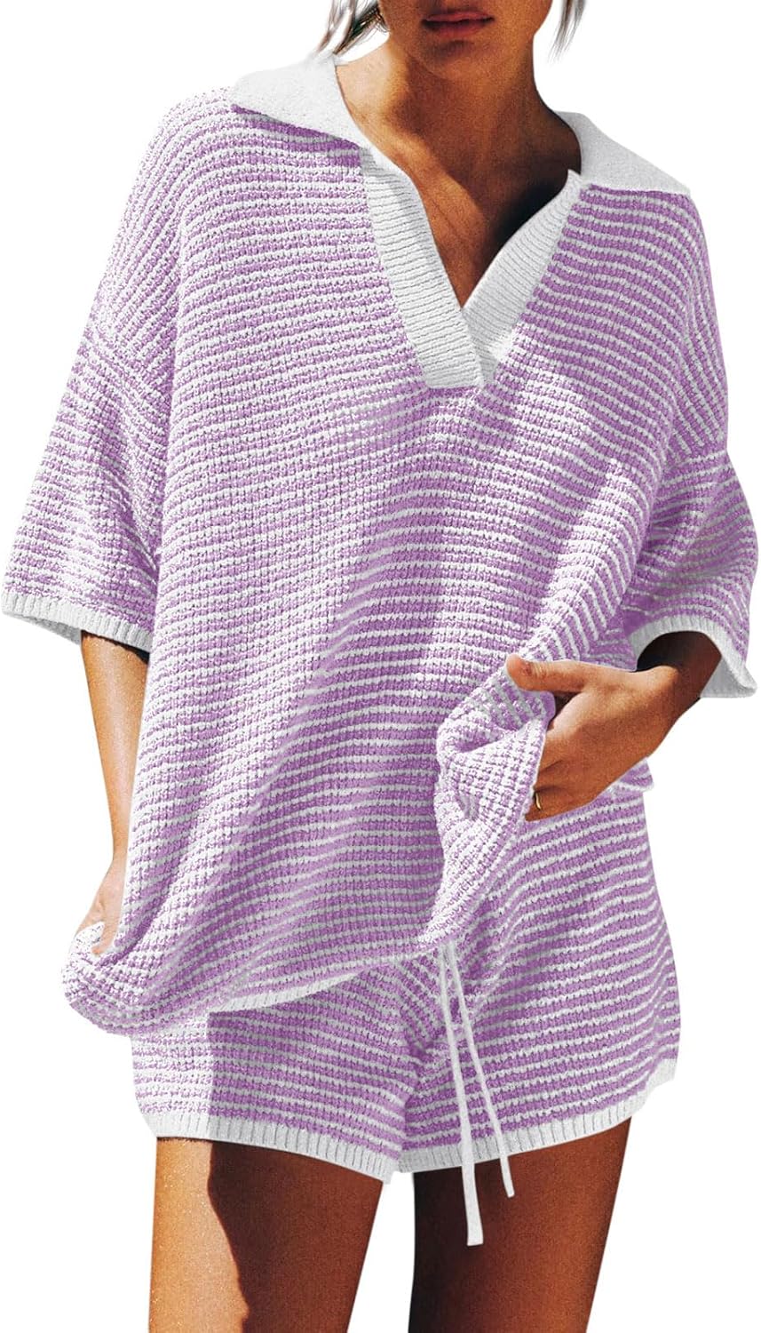 Tankaneo Womens Sweater Set for Cozy Weekend Relaxation