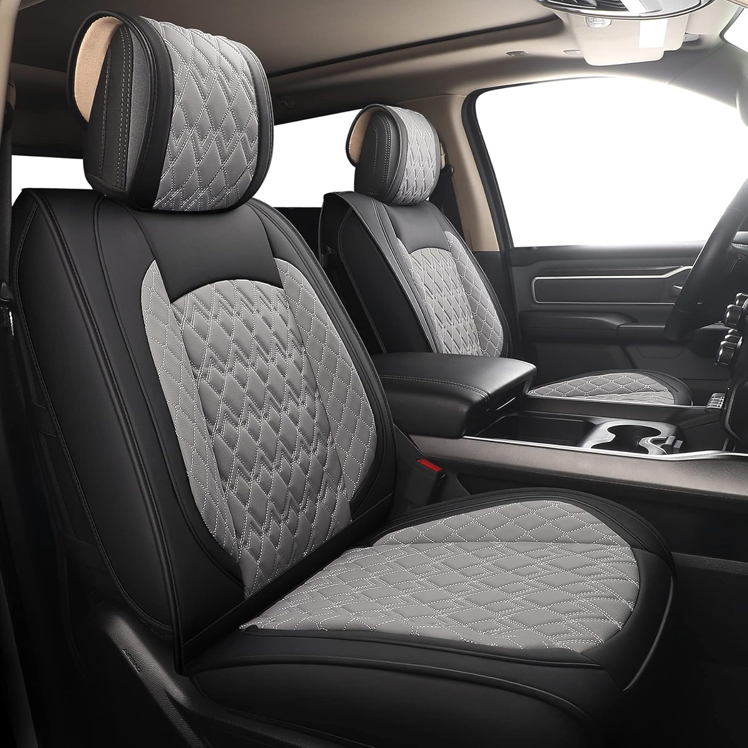 JOJOBAY Car Seat Covers for Dodge Ram 2009-2025 Pick-up Trucks