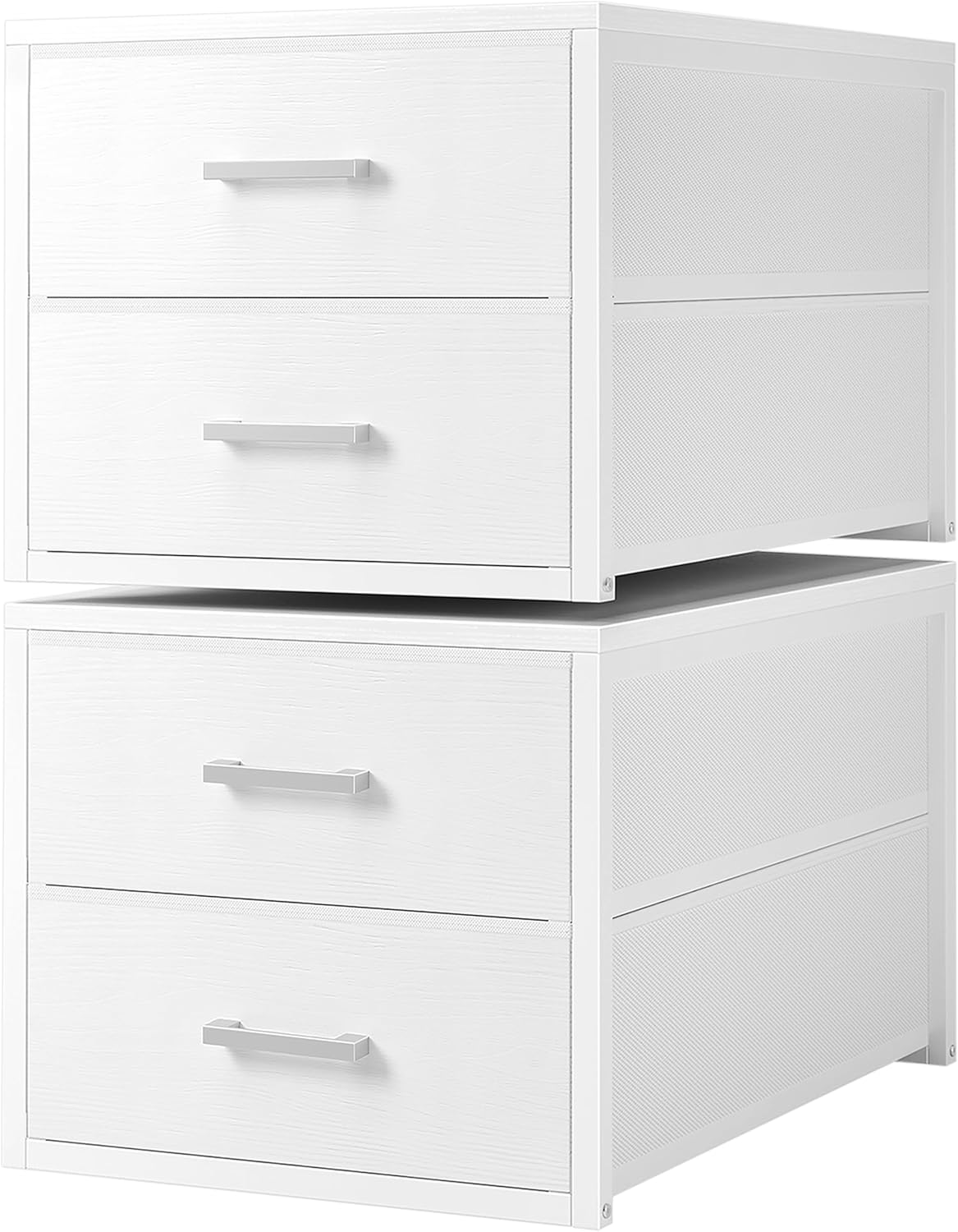 BOLUO Stackable Storage Drawers for Modern Closet Organization