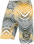 Zubaz NFL Z88 Zebra Short - Bold Ombre Team Shorts for Fans