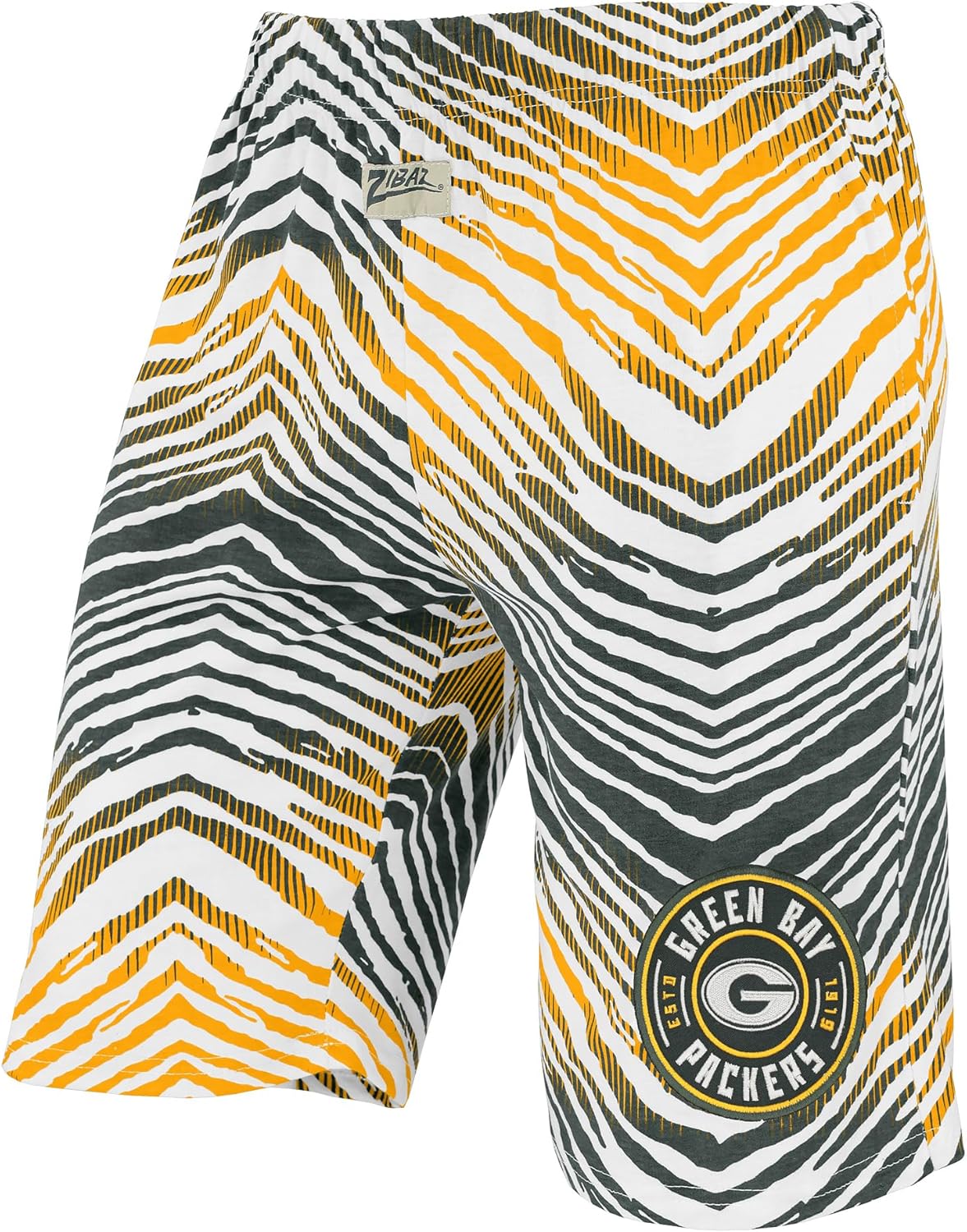Zubaz NFL Adult Unisex Z88 Zebra Short for Casual Wear