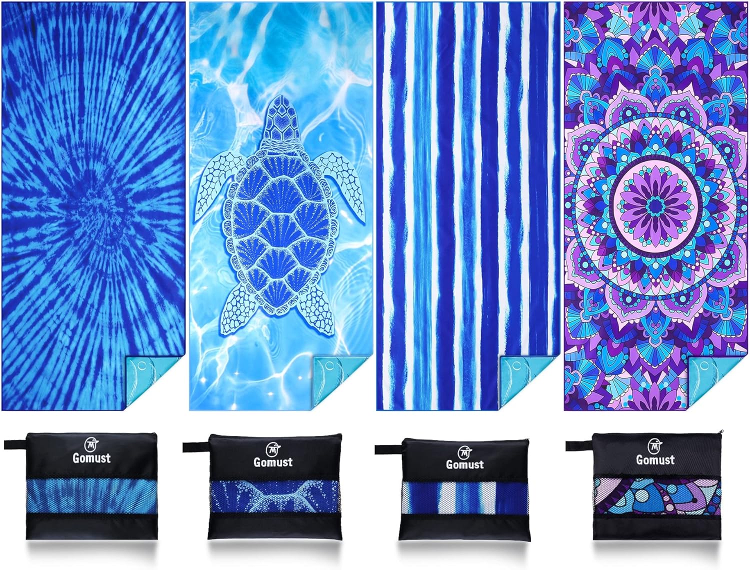 Oversized Microfiber Beach Towels for Quick Drying and Comfort