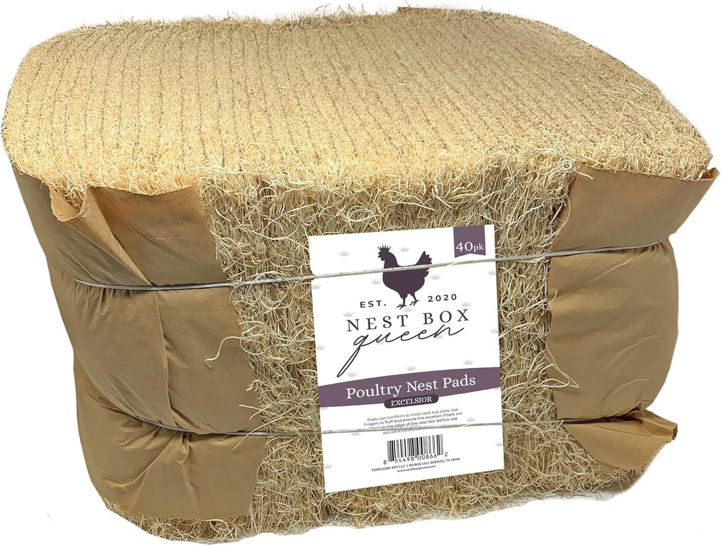 Excelsior Nest Box Pads for Hens - Comfort & Efficiency