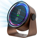 Small Desk Fan Battery Powered - Quiet Portable 5-Speed
