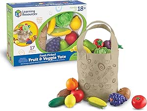 Learning Resources Fresh Picked Fruit And Veggie Tote for Kids