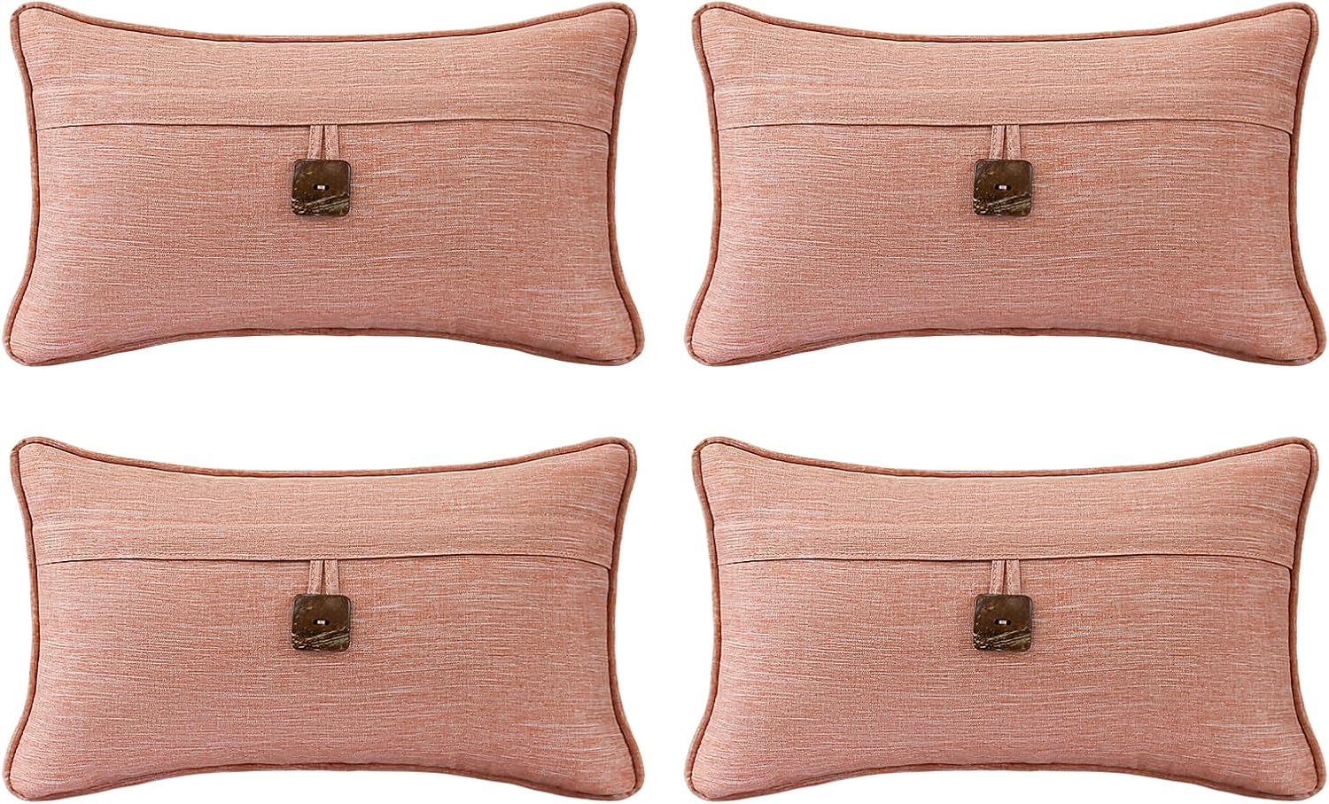 Outdoor Decorative Pillows with Coconut Button for Patio Sofa