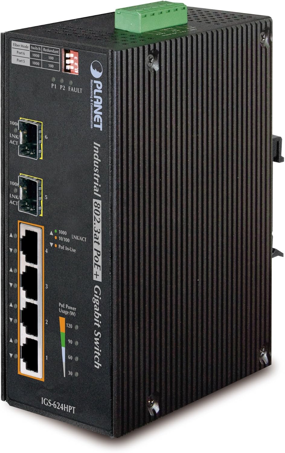 PLANET Industrial 4-Port 10/100/1000T PoE+ Ethernet Switch Review