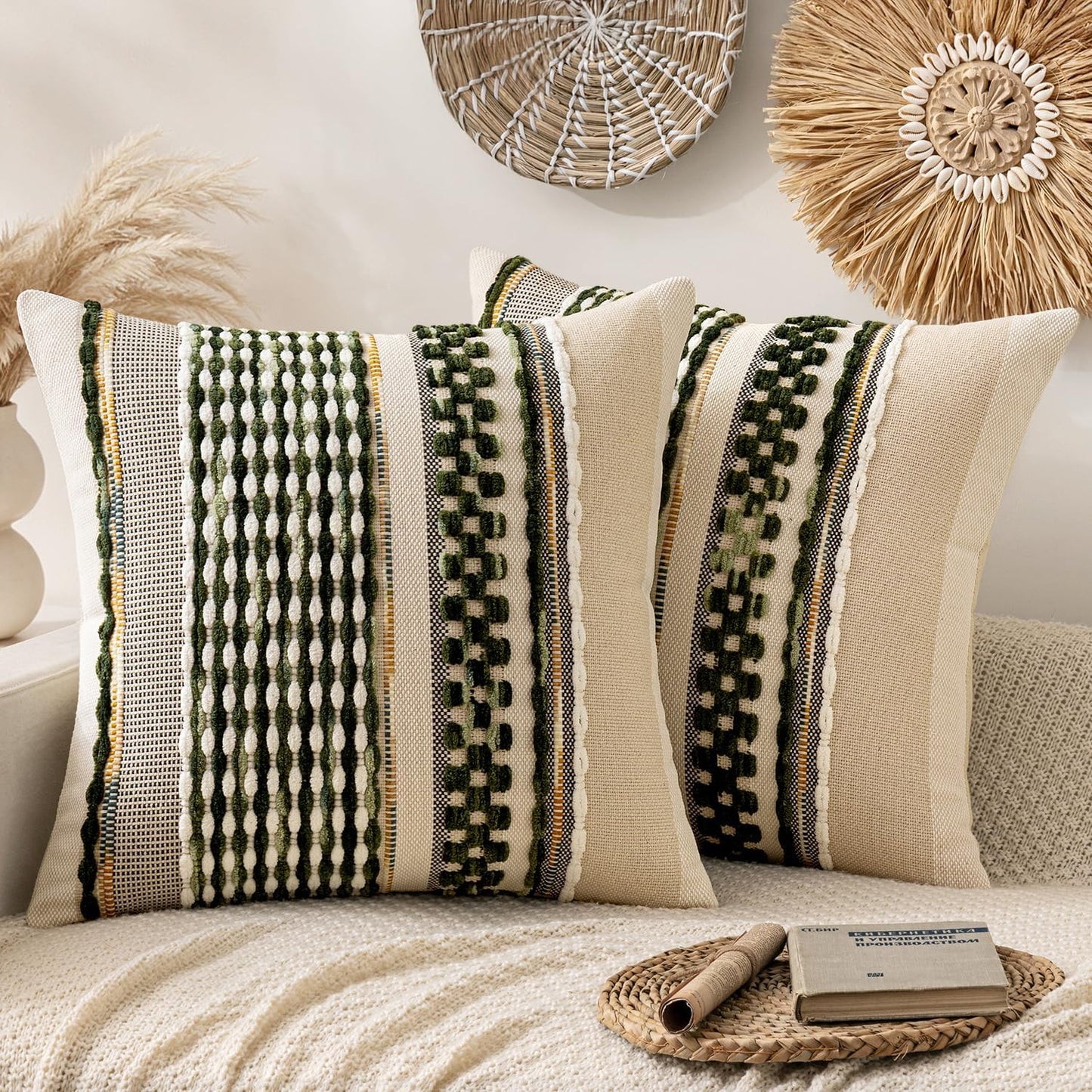 Boho Decorative Throw Pillow Covers for Chic Home Decor