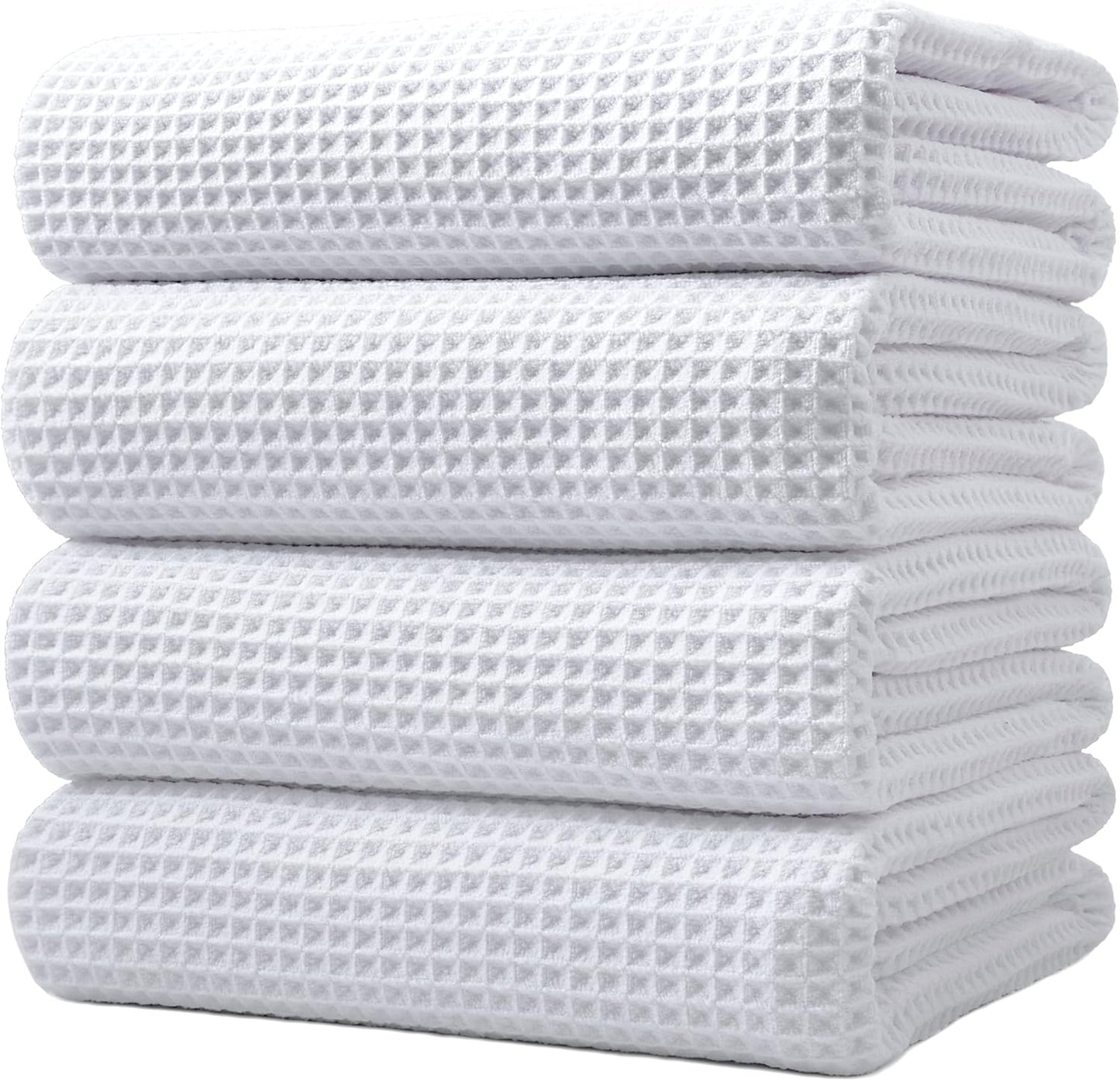 POLYTE Microfiber Oversize Quick Dry Bath Towel, 60 x 30 in
