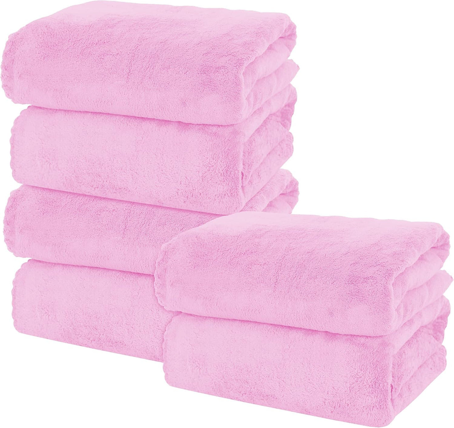 MOONQUEEN 6 Pack Premium Bath Towel Set - Ultra Soft & Absorbent