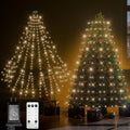 Christmas Tree Lights 644 LEDs 9.9ft Forked Cascade - Warm White
