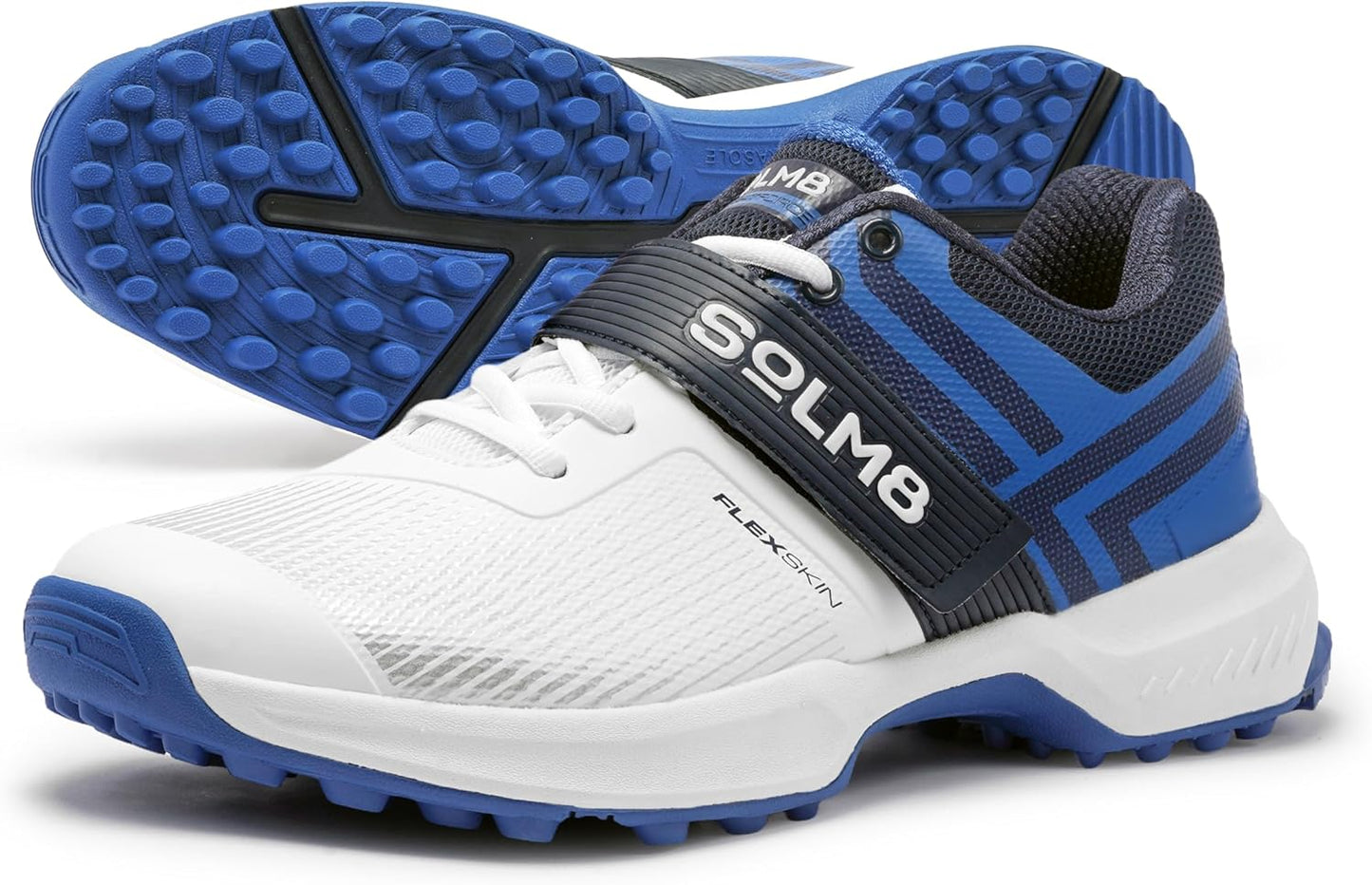 SOLM8 S8 3.0 Cricket Shoes - Performance Rubber Cleats for Turf
