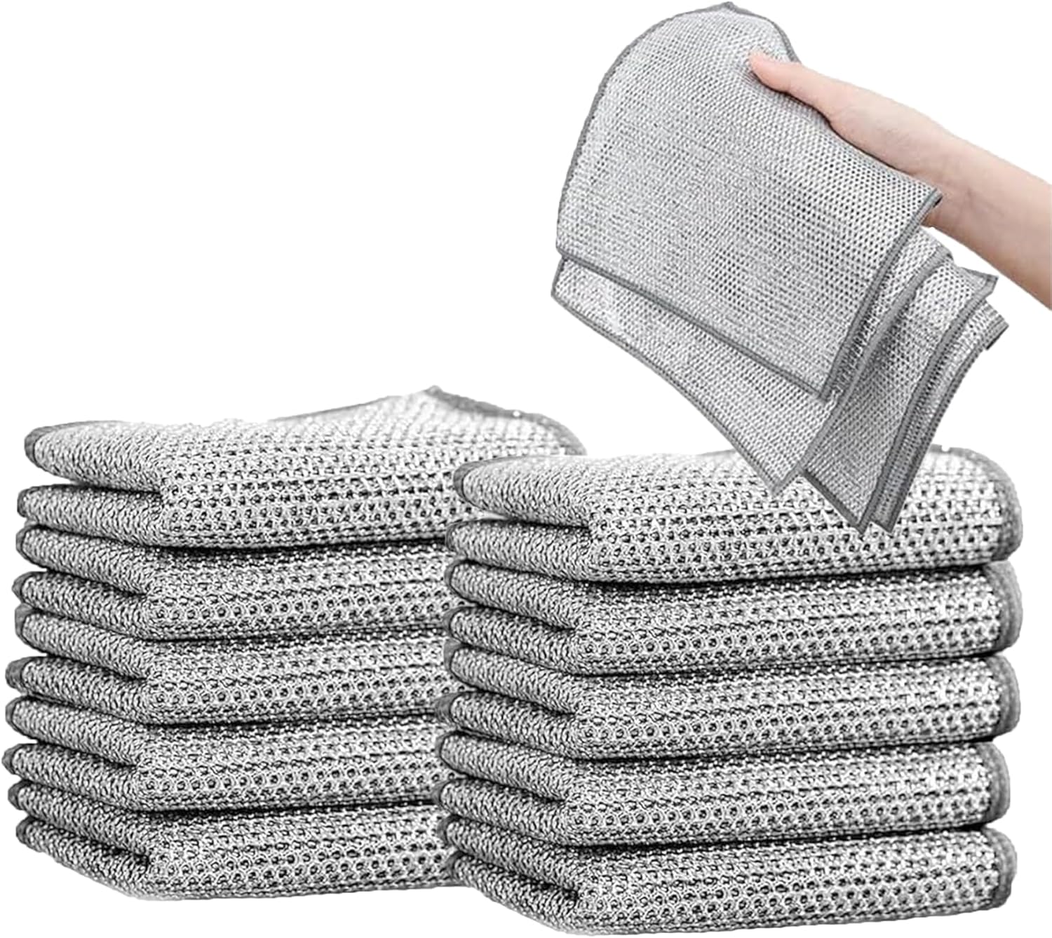 FAN WU Nonscratch Wire Dish Rags - Ultimate Cleaning Power!