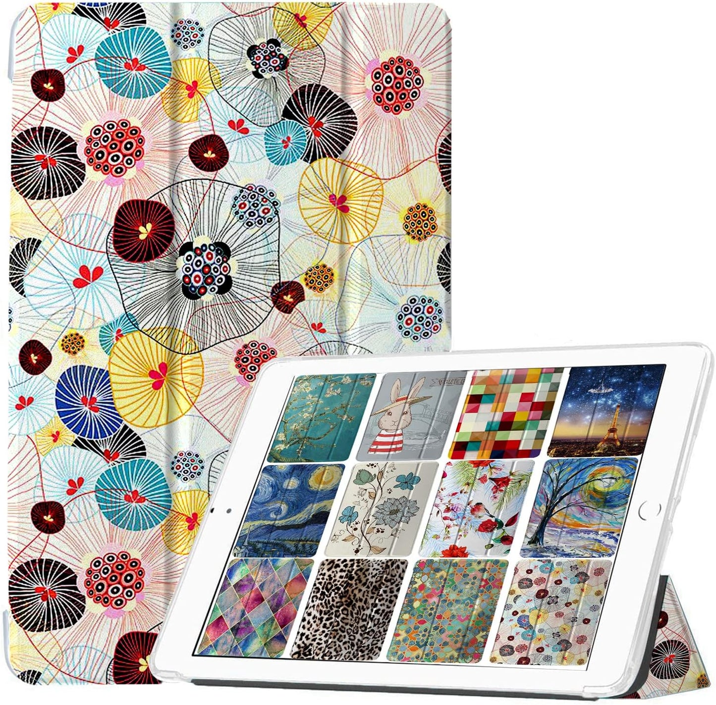 DuraSafe Cases for iPad 9.7 Inch - Jelly Fish Prints Cover