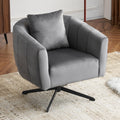 Plush Velvet Swivel Chair - Elegant Comfort!