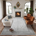 Washable Rugs 8x10 Area Rug for Living Room - Soft Low Pile, Non-Slip