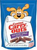 Canine Carry Outs Sausage Links Beef Flavor Dog Treats - Soft Reward