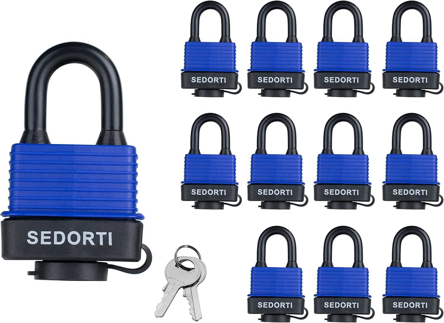 Colored Waterproof Padlocks for Heavy Duty Security Needs