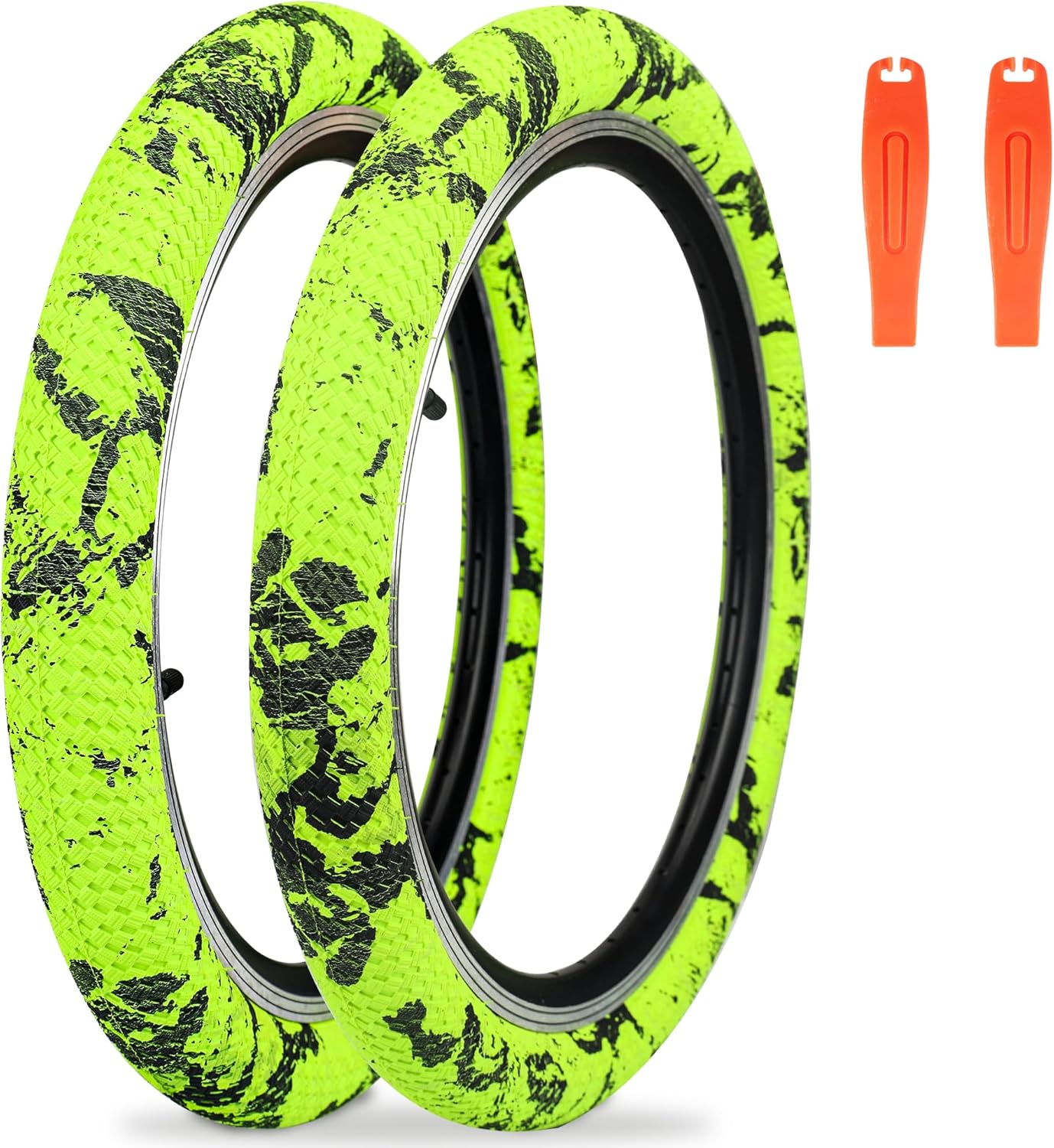 WEEROCK Bike Tire 20 x 2.1 Inch Replacement Tyres for Bicycles