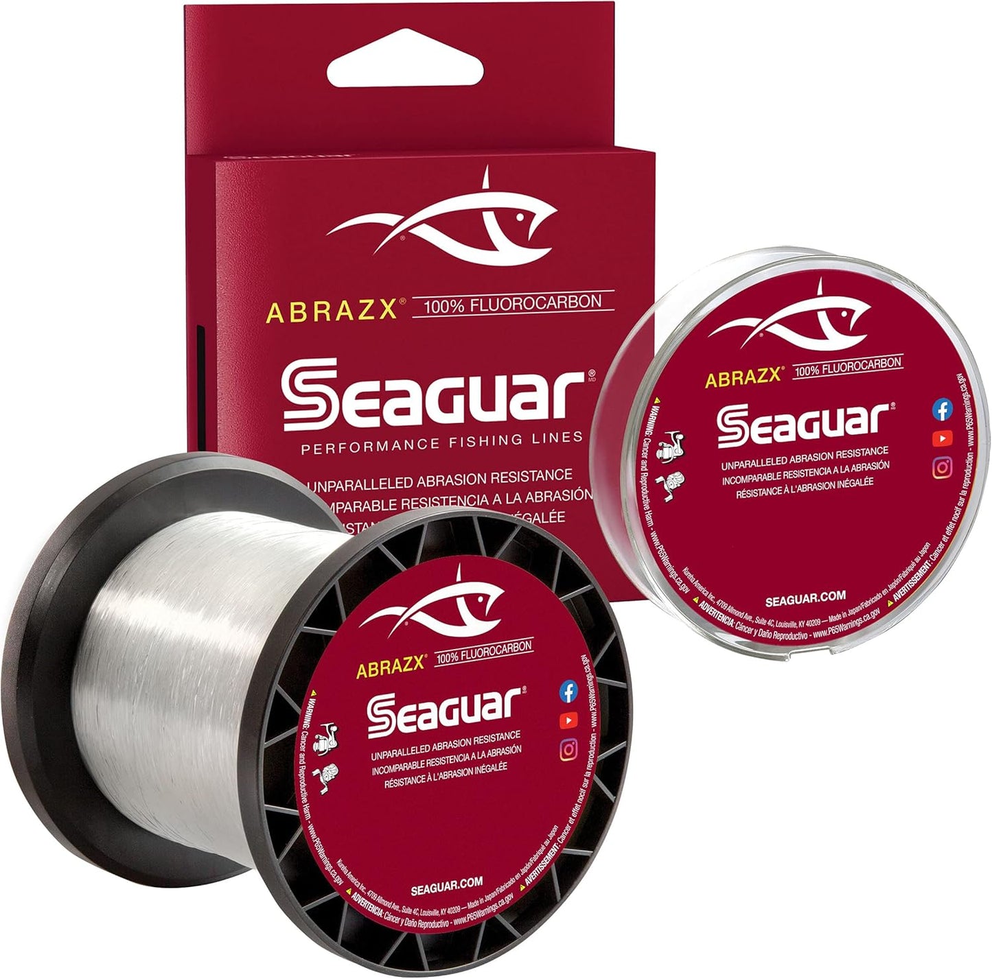 Seaguar AbrazX Freshwater Fishing Line for Docks and Rocks
