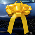 CarBowz Big Yellow Car Bow 30in Giant Bow for Vehicles