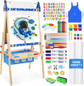 Joyooss Art Easel for Kids - Adjustable 3-in-1 Magnetic Easel