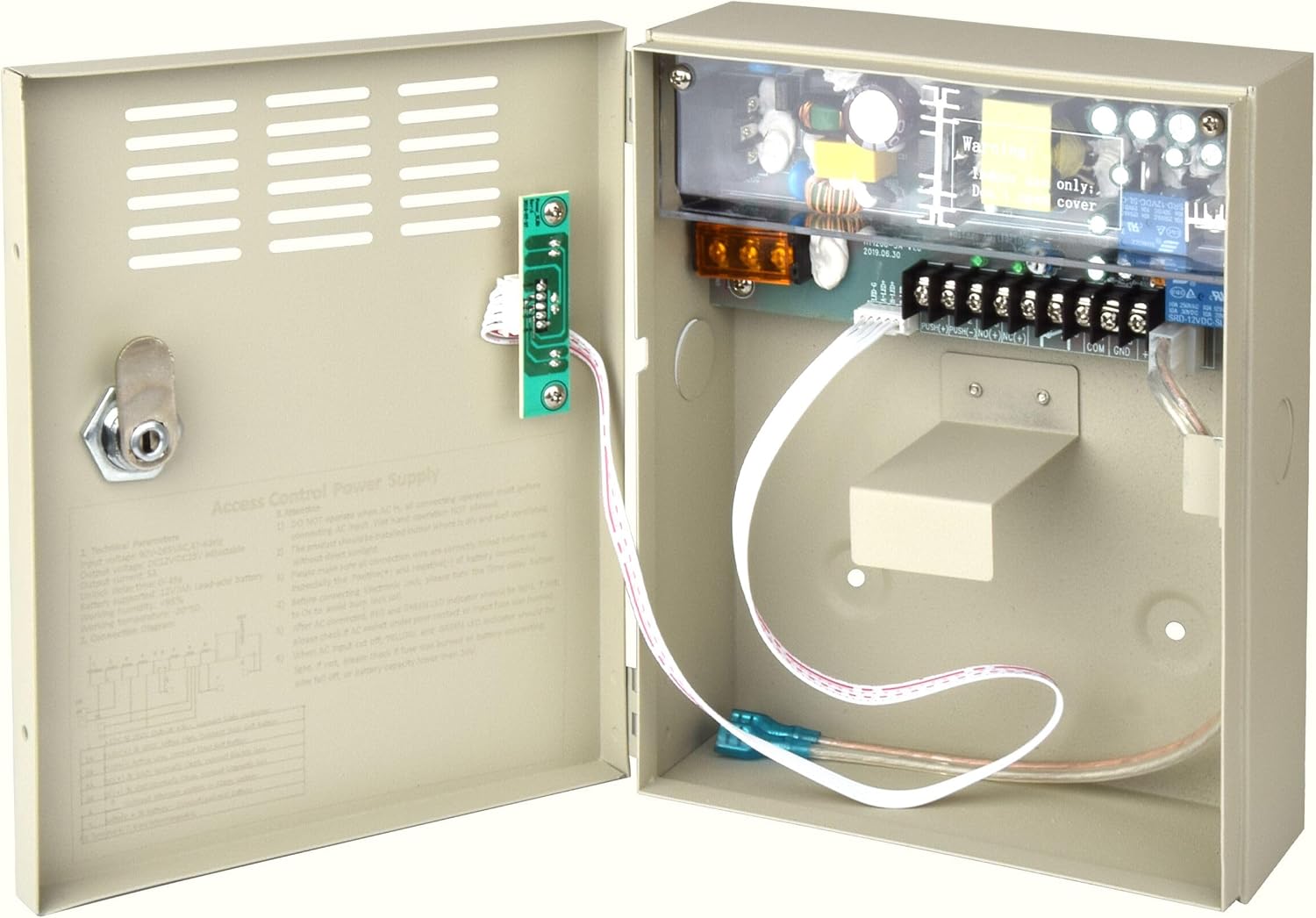 EVERSECU UPS Power Supply for Door Access Entry Systems