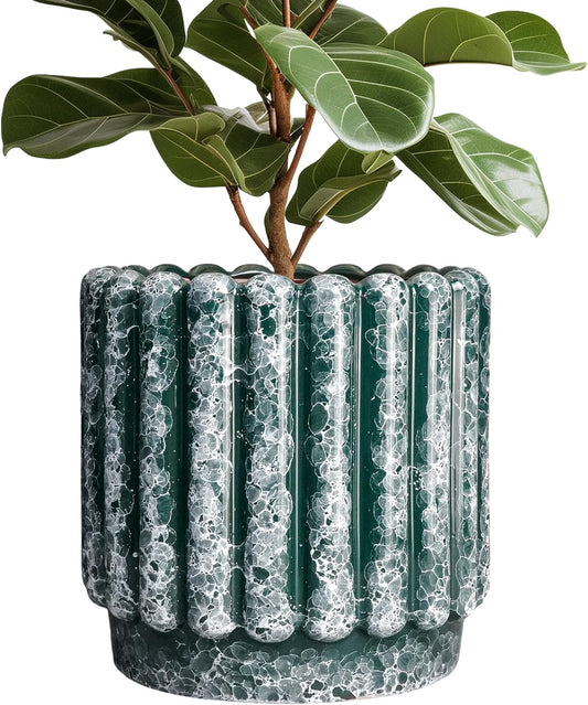 Stylish 12 Inch Pots for Plants - Decorative Ceramic Planters