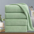 Extra Large Bath Towels Set 35x70 in - Green Luxury 600 GSM (4-Pack)