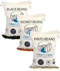 CLEAR CREEK Triple Bean Pack: Black, Pinto & Kidney Beans - 12 lb