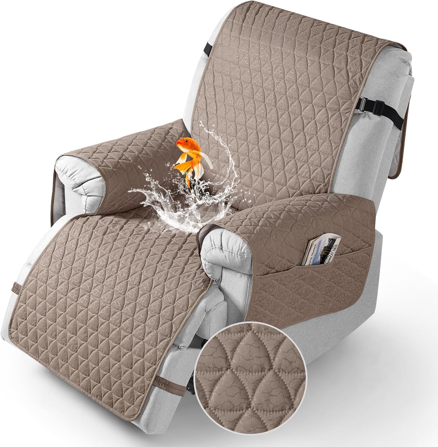 TAOCOCO 100% Waterproof Recliner Cover for Ultimate Protection