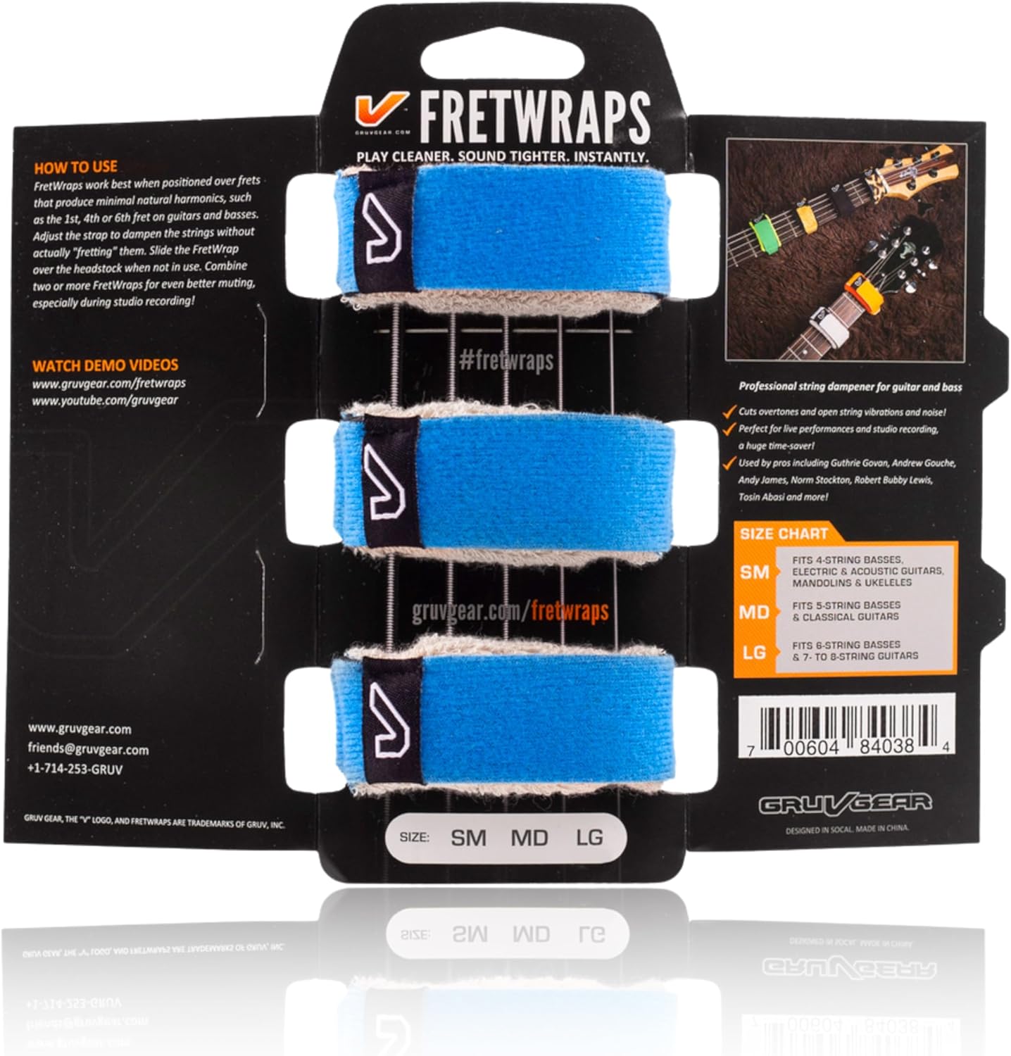 Gruv Gear FretWrap String Dampener for Guitar and Bass Players