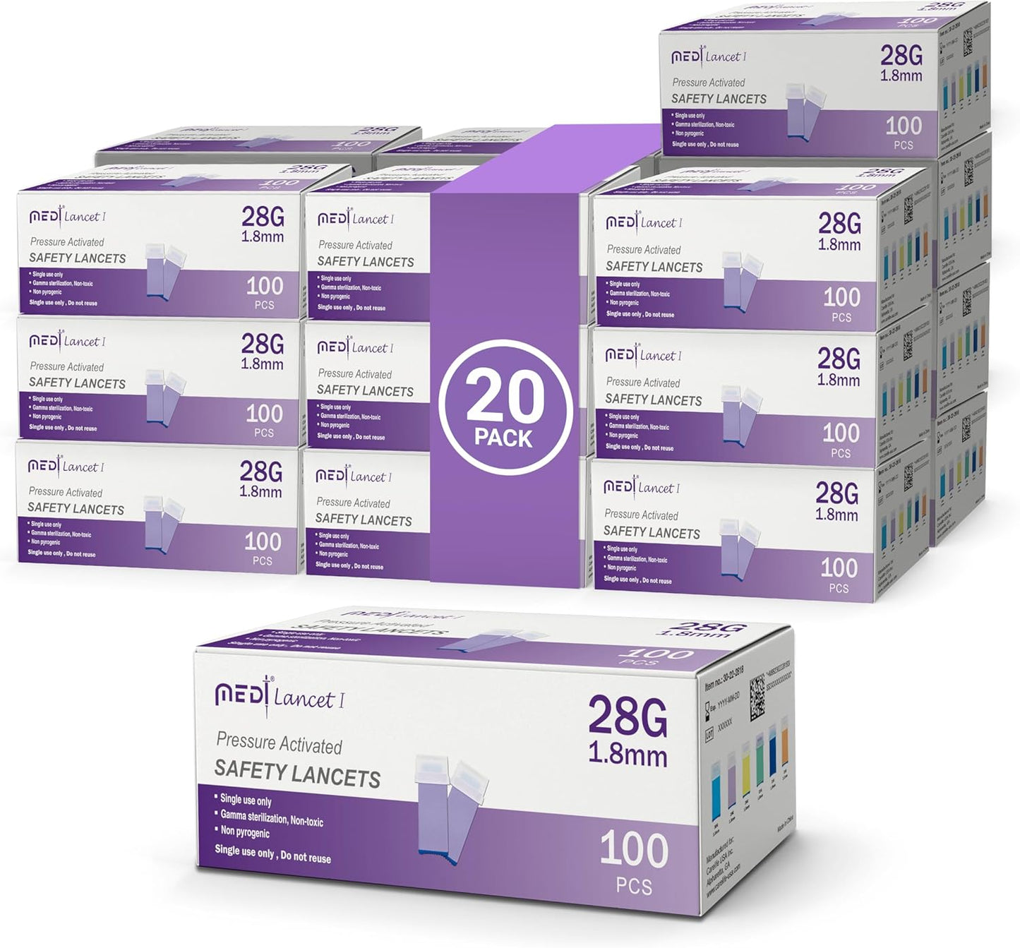 Pressure Activated Safety Lancets for Gentle Blood Testing Needs