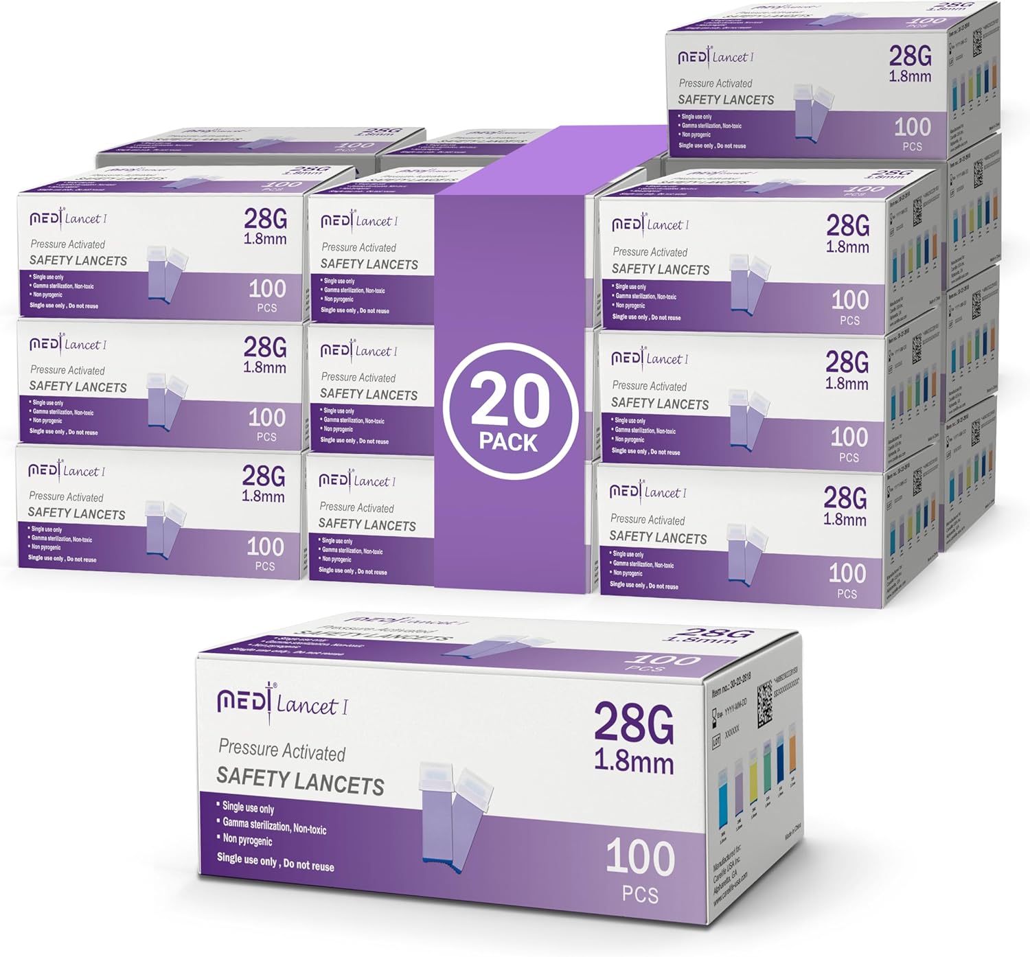 Pressure Activated Safety Lancets for Gentle Blood Testing Needs