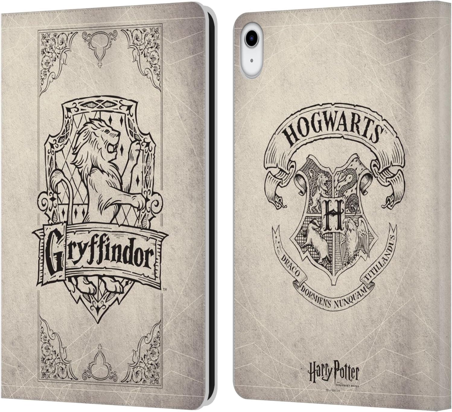 Harry Potter Gryffindor Parchment Leather Wallet Case for iPad