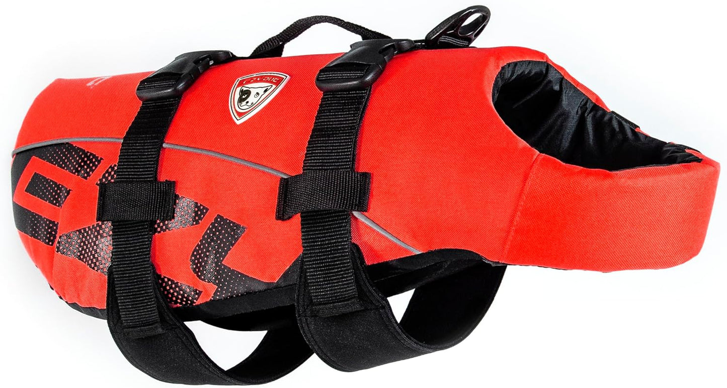 Ezydog DFD Dog Life Jacket - Adjustable Safety Vest for Dogs