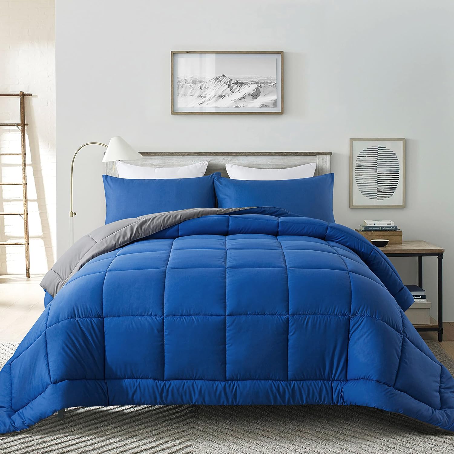 DOWNCOOL Full Size Comforter Set - All Season Bedding Comfort